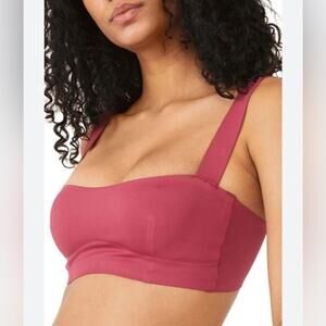 Free People Naomi Longline Bra Dried Rose size XS